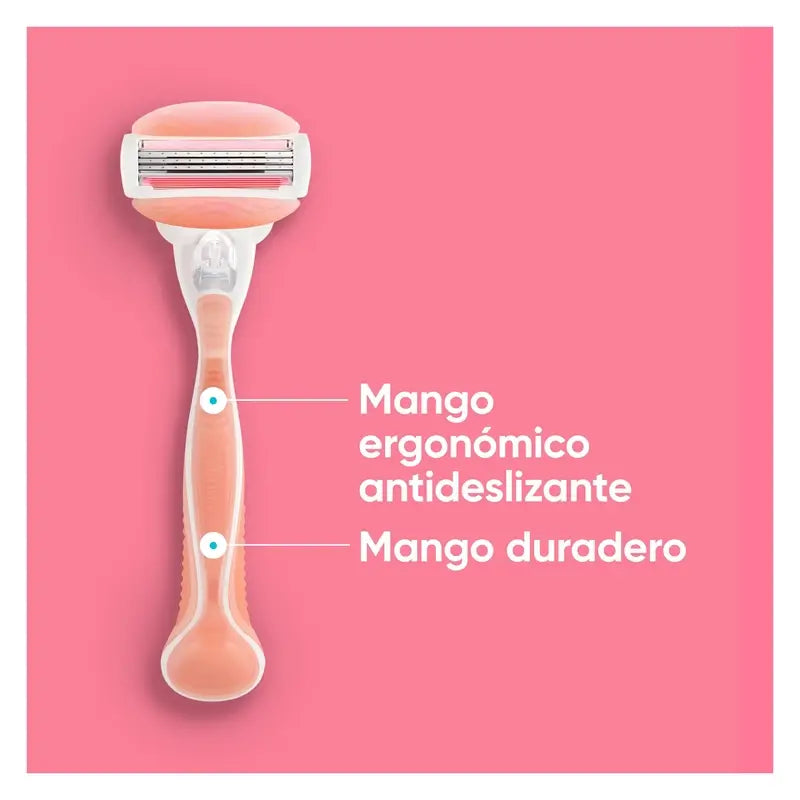 Gillette Venus Comfortglide Spa Breeze Women's Hair Removal Razor, 1 Handle + 3 Refills