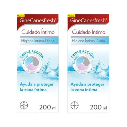 Gine-Canestén Ginecanesfresh Intimate Care Gel, 2X200 Ml