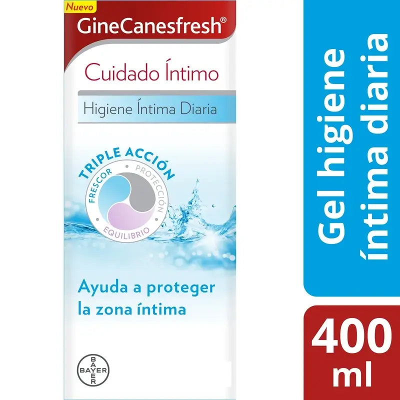 GineCanesfresh Daily Intimate Hygiene Gel, 400 ml