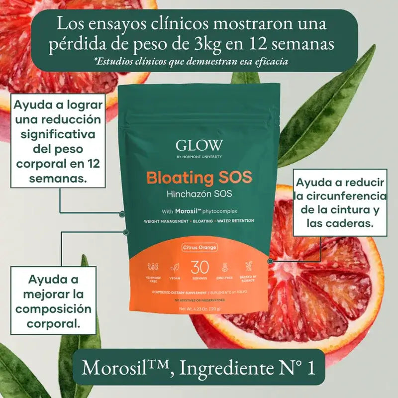 Glow Bloating SOS Abdominal Bloating, 120 gr