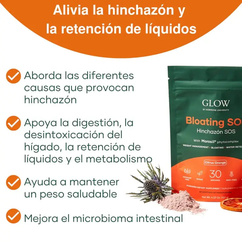 Glow Bloating SOS Abdominal Bloating, 120 gr