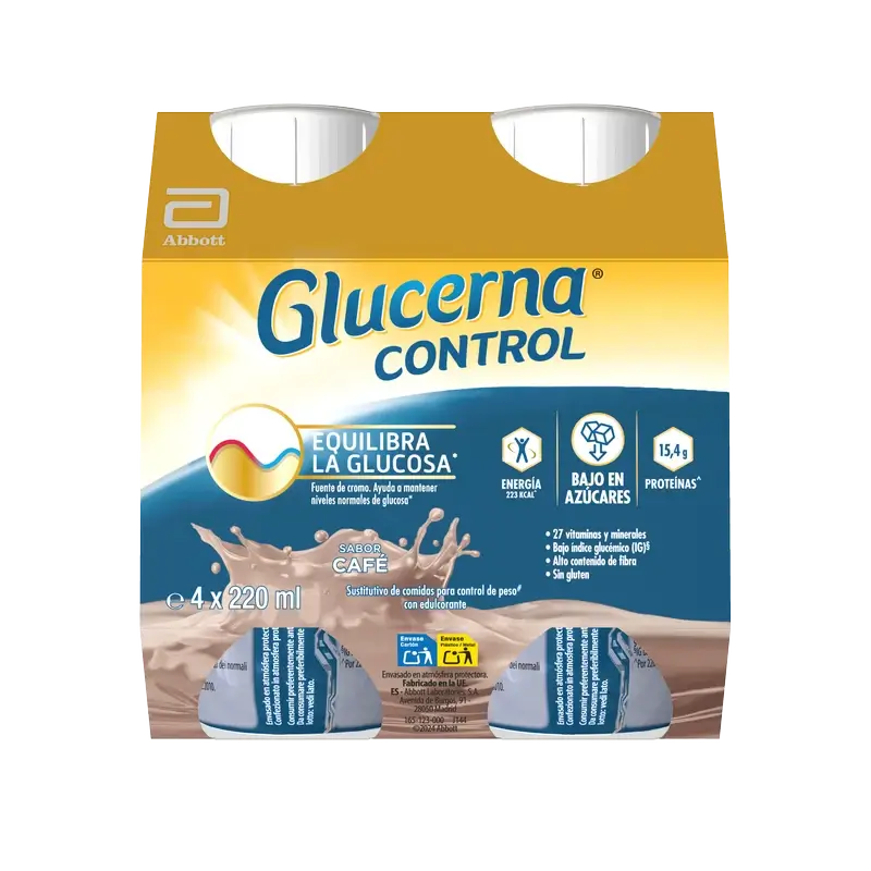 Glucerna Control Coffee Flavour, 4 Bottles x 220 ml