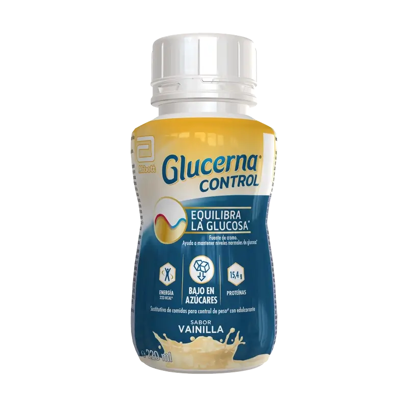 Glucerna Control Vanilla flavour, 4 Bottles x 220 ml