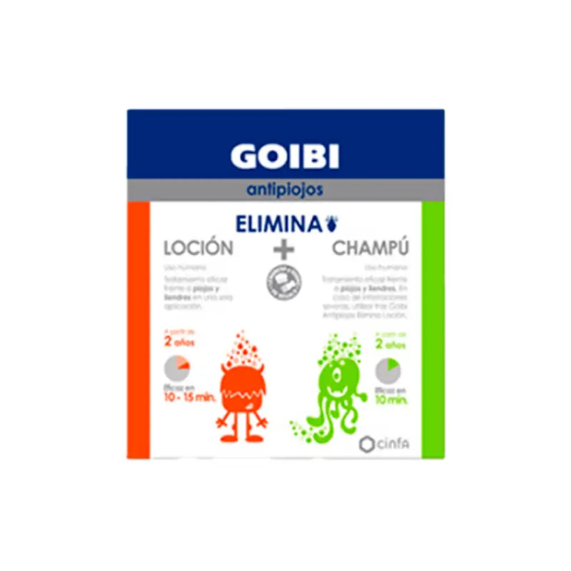GOIBI ANTI-LICE ELIMINATION SHAMPOO + LOTION