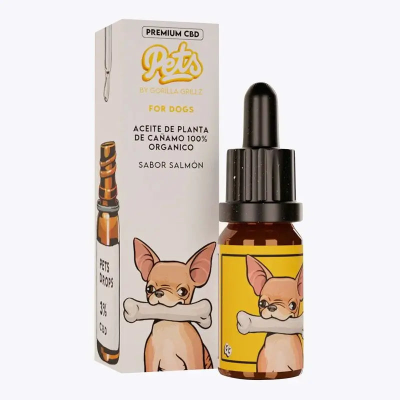 Gorilla Grillz 3% Cbd Oil For Dogs Salmon Flavour , 10 ml