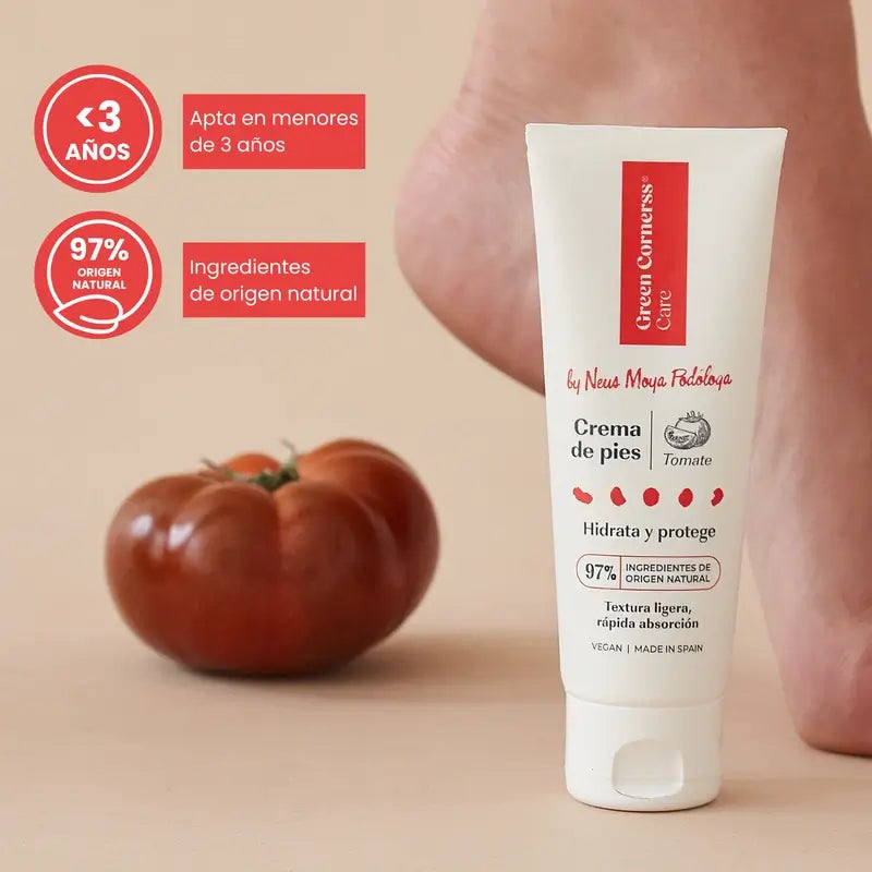 Green Cornerss Tomato Foot Cream, 75 ml
