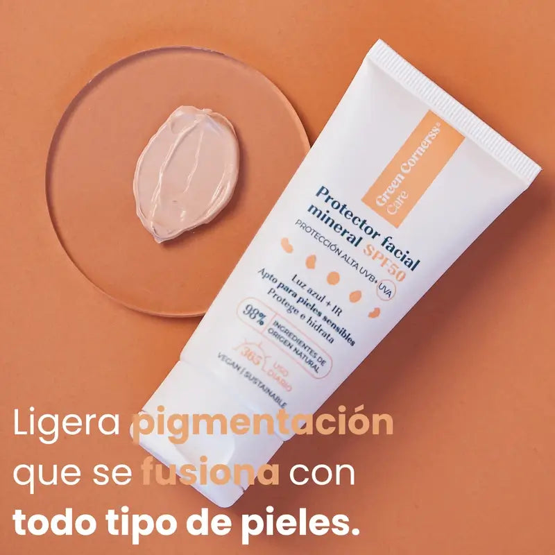 Green Cornerss Mineral Face Shield SPF50, 50 ml