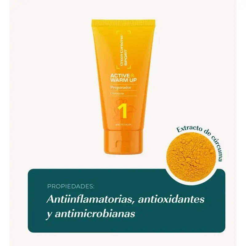 Green Cornerss Pre-Workout Warming Roll On , 50 ml