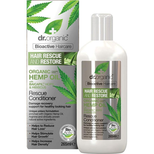 Dr. Organic Hemp Hair Loss Rescue Conditioner 265Ml
