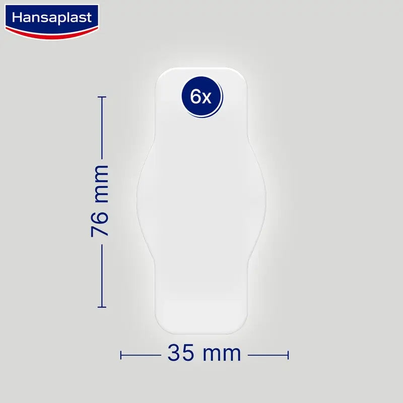 Hansaplast Second Skin Protection Regular, 6 pcs.