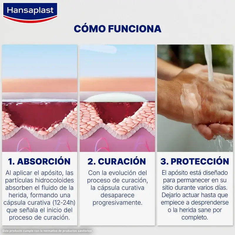 Hansaplast Second Skin Protection Regular, 6 pcs.