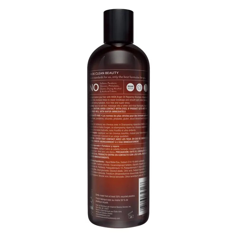 Hask Argan Oil Repairing Shampoo , 355 ml