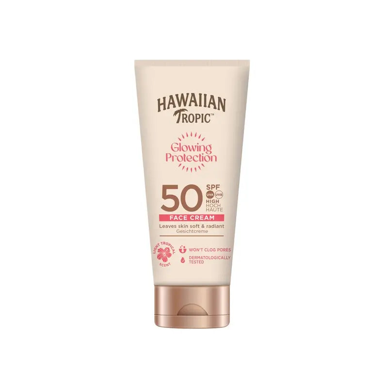 Hawaiian Tropic Glowing Protection Face Spf50 50 Ml