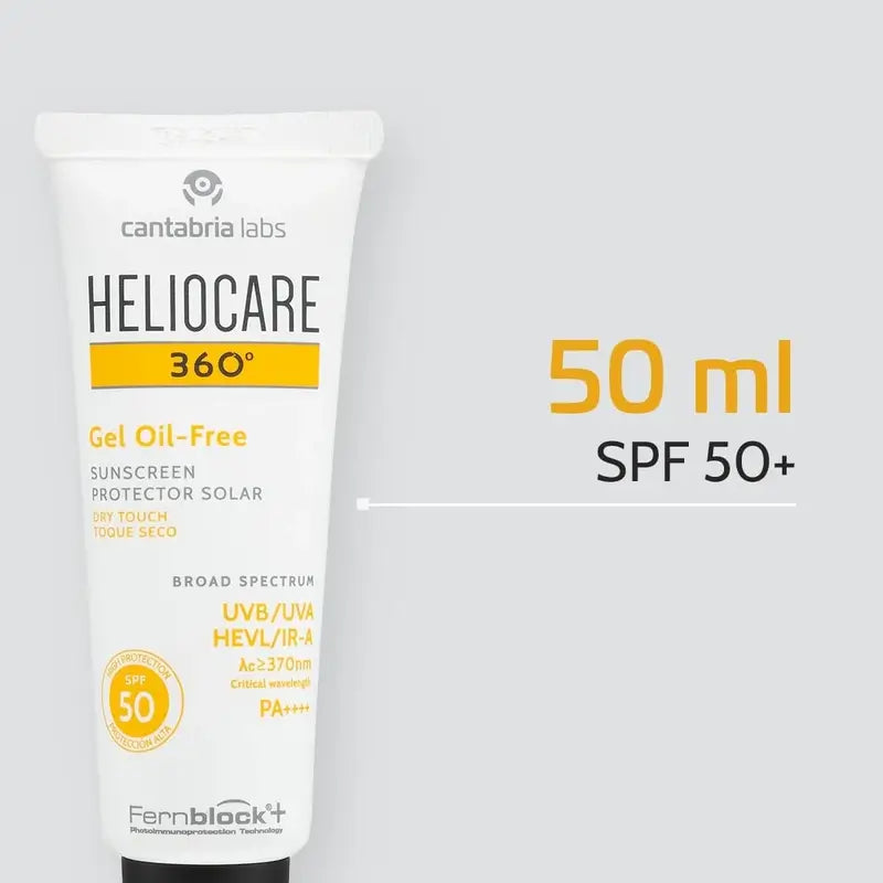 Heliocare 360º Oil Free Gel Spf 50+ 50 Ml