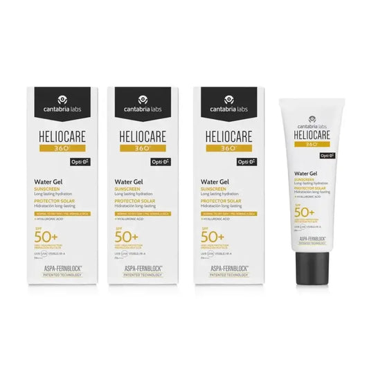 Heliocare 360º Water Gel Spf50+, 3X50 Ml