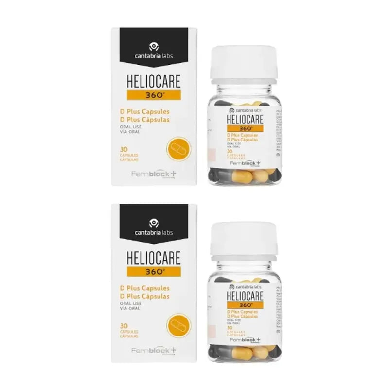 Heliocare Duplo 360° D Plus, 2X30 Capsules