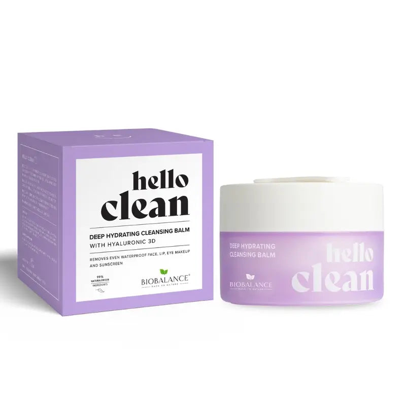Hello Clean Bio Balance Deep Hydrating Cleansing Balm with Hyaluronic Acid 3D , 100 ml