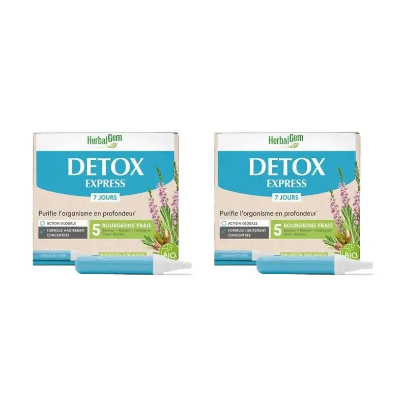 Herbalgem Detox Express, 7X10Ml, Pack Of 2