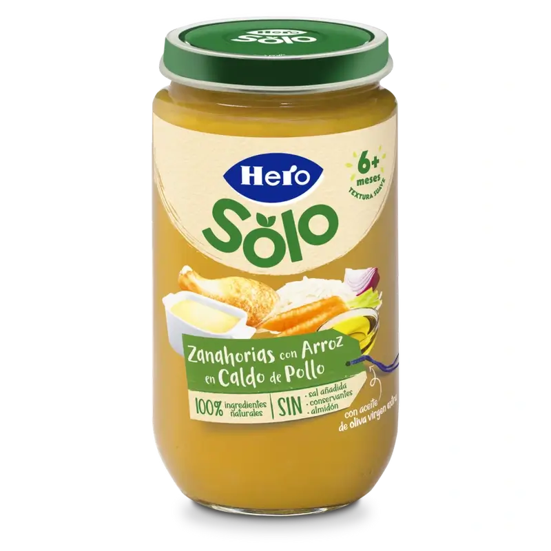 Hero Baby Pack Carrot Rice Chicken Bouillon, 12 X 235 Gr