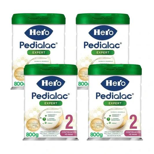 Hero Baby Pedialac Milk 2, Pack 4X800 Gr