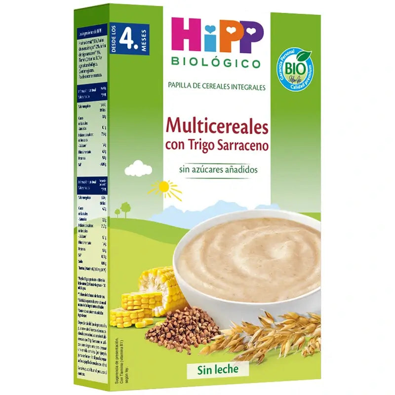 Hipp Organic Multicereal with Buckwheat 200G Organic box of 7 units