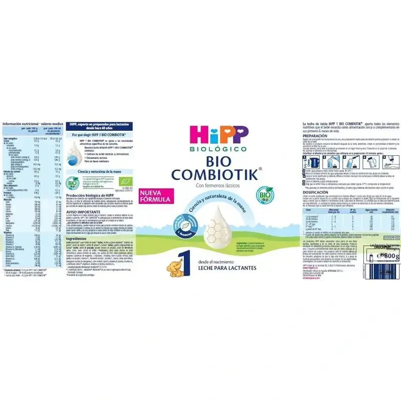 Hipp Combiotik 1, Starter Milk, 2X800g