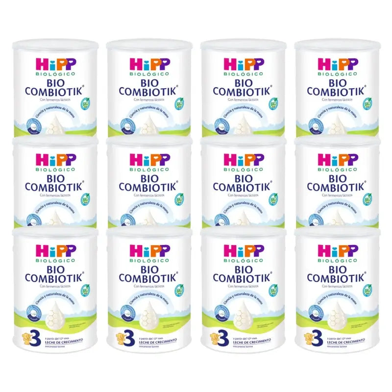 Hipp Combiotik 3, Growing-Up Milk, Pack 12 x 800 g