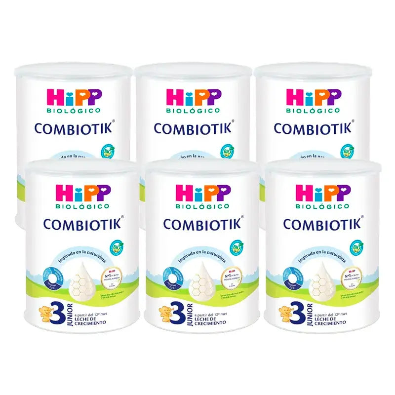 Hipp Combiotik 3, Growing-Up Milk, Pack 6 x 800 g