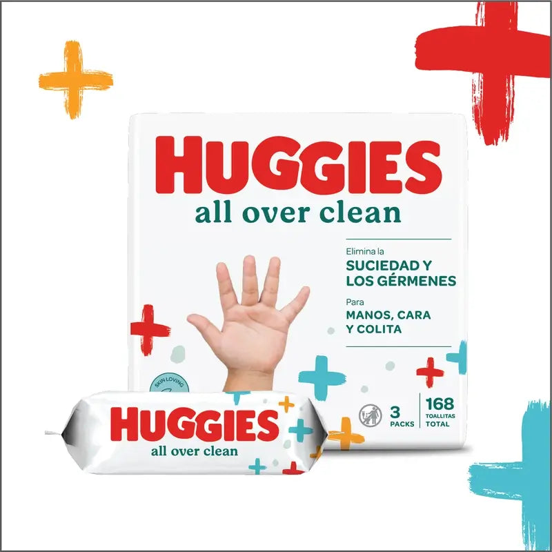 Huggies All Over Clean Wipes , 56 pcs.