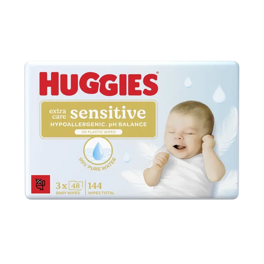 Huggies Extra Care Sensitive Wipes , 144 count
