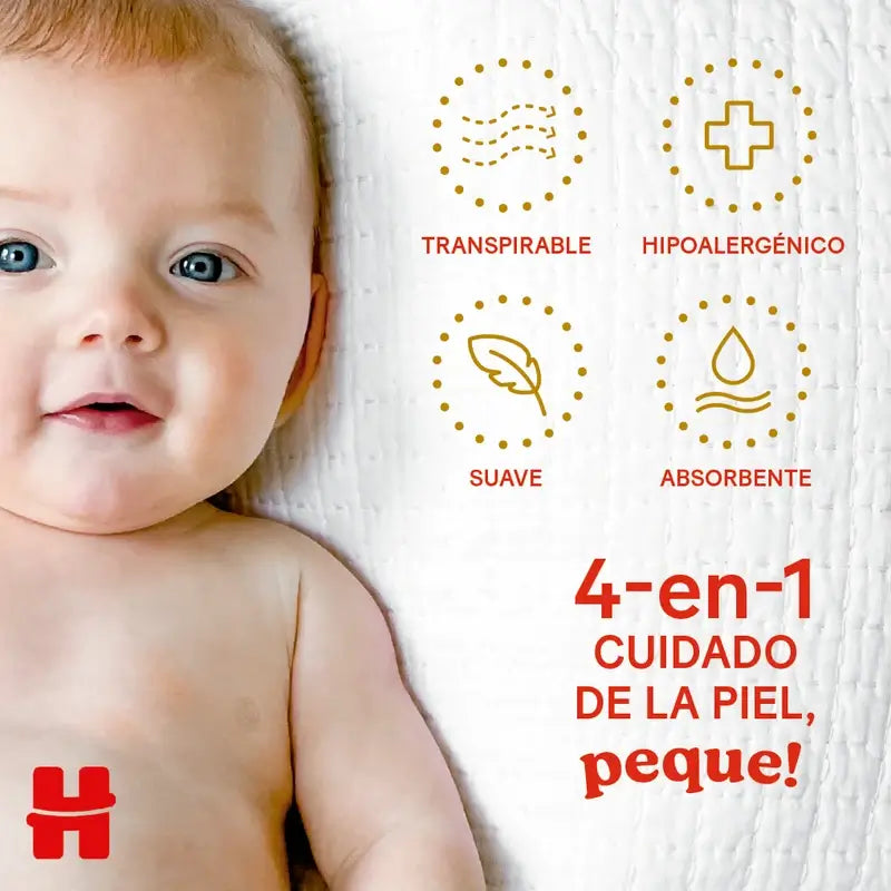 Huggies Extra Care Nappy Size 1 (3-5Kg) , 28 pcs.