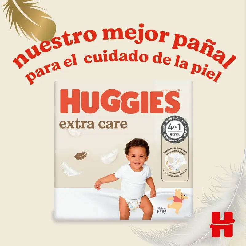 Huggies Extra Care Size 3 (6-10 Kg) Disney Baby Nappy , 96 pieces