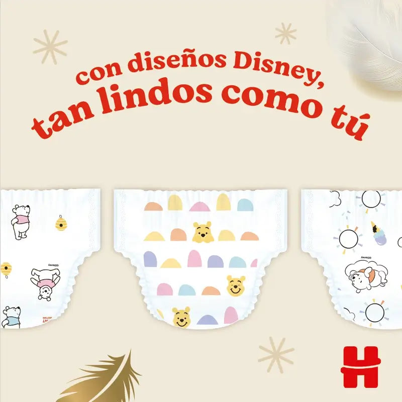 Huggies Extra Care Size 4 (9-14 Kg) Disney Baby Diaper , 76 pcs.