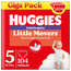 Huggies Little Movers Size 5 (12-17 Kg) Disney Baby Diaper Briefs , 104 pcs.