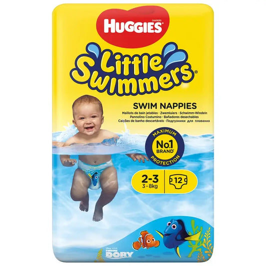 Huggies Little Swimmers Swimming Nappies Size 2-3 , 12 pieces
