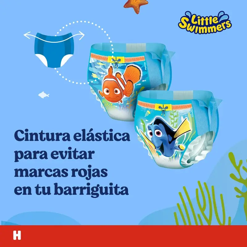 Huggies Little Swimmers Swimming Nappies Size 2-3 , 12 pieces