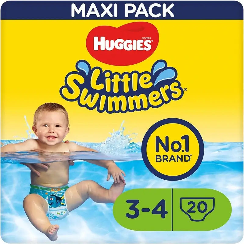 Huggies Little Swimmers Size 3-4 Swimwear Nappies, 20 pcs.