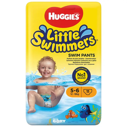 Huggies Little Swimmers Swimming Nappies Size 5-6 , 11 pieces