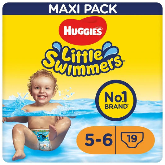 Huggies Little Swimmers Size 5-6 Swimming Nappies, 19 pcs.
