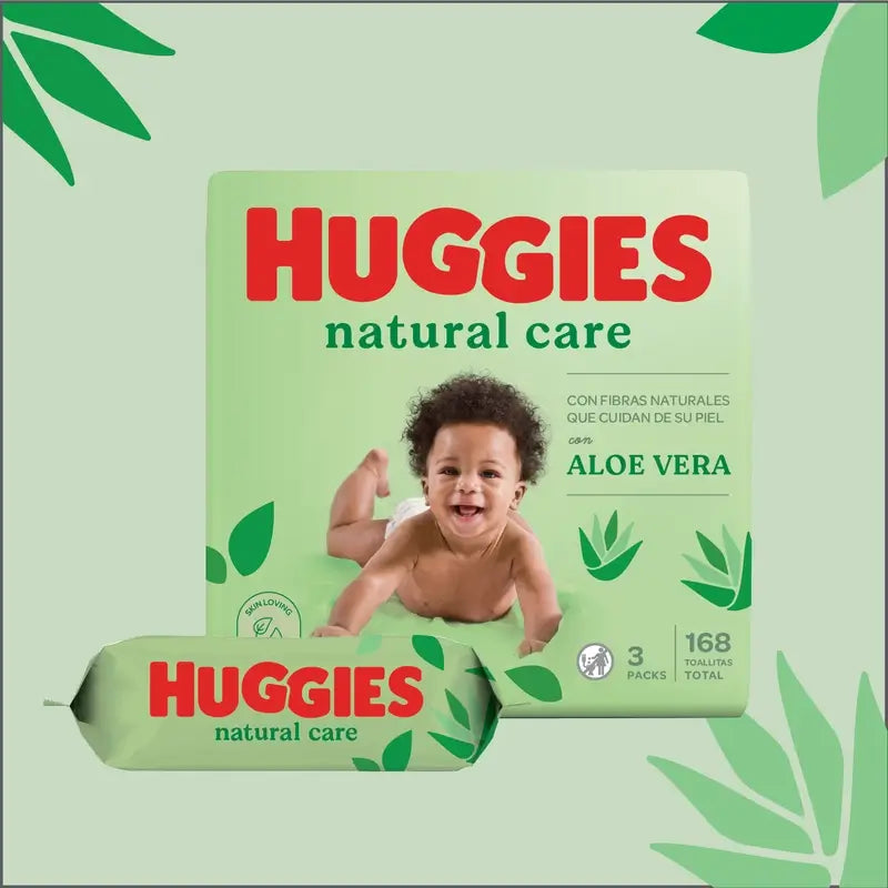Huggies Natural Care Wipes , 168 pcs.