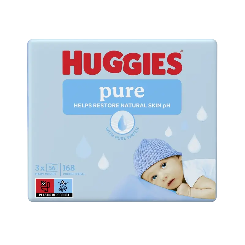 Huggies Pure Wipes , 168 pcs.