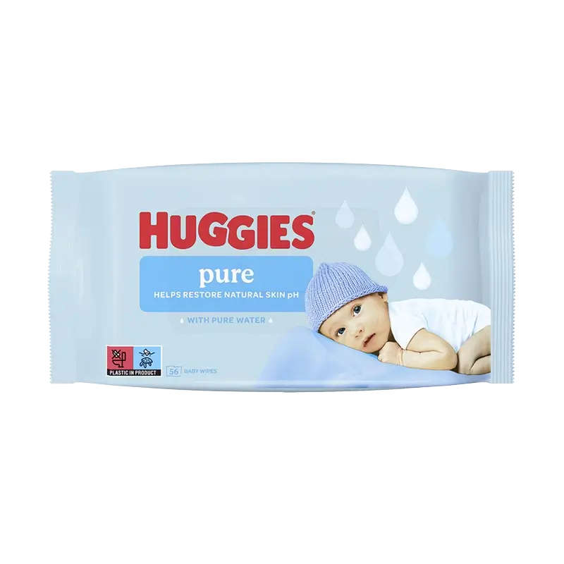 Huggies Pure Wipes , 56 pcs.