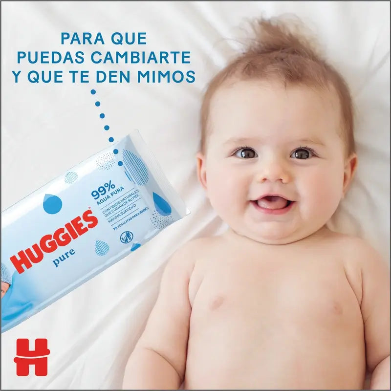 Huggies Pure Wipes , 56 pcs.