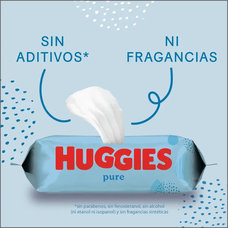 Huggies Pure Wipes , 56 pcs.