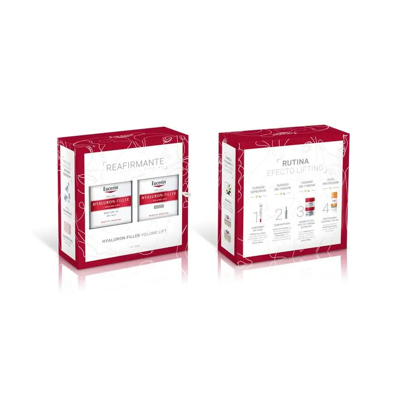 Eucerin Hyaluron Filler Facial Day Cream Dry Skin 50ml + Facial Night Cream 50ml Volume-Lift