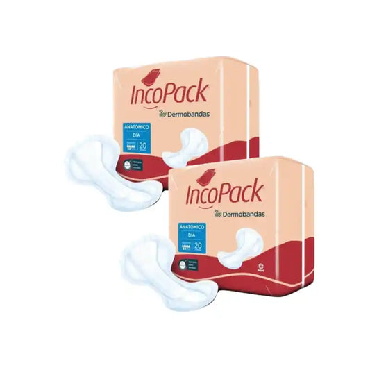 Incopack Anatomical Day , Pack 2, 160 Units.
