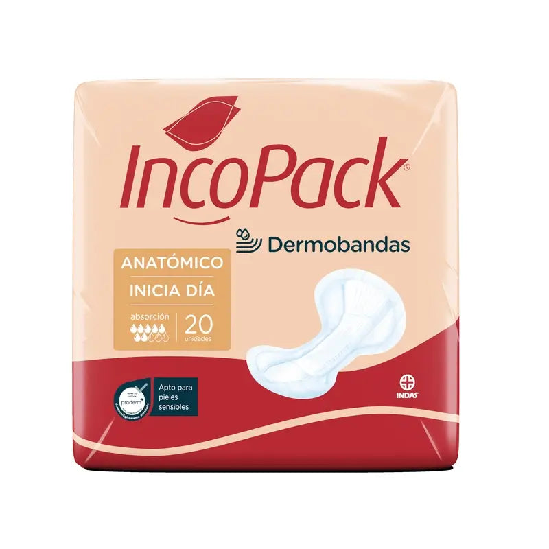 Incopack Inicia Anatomical Day , 80 units
