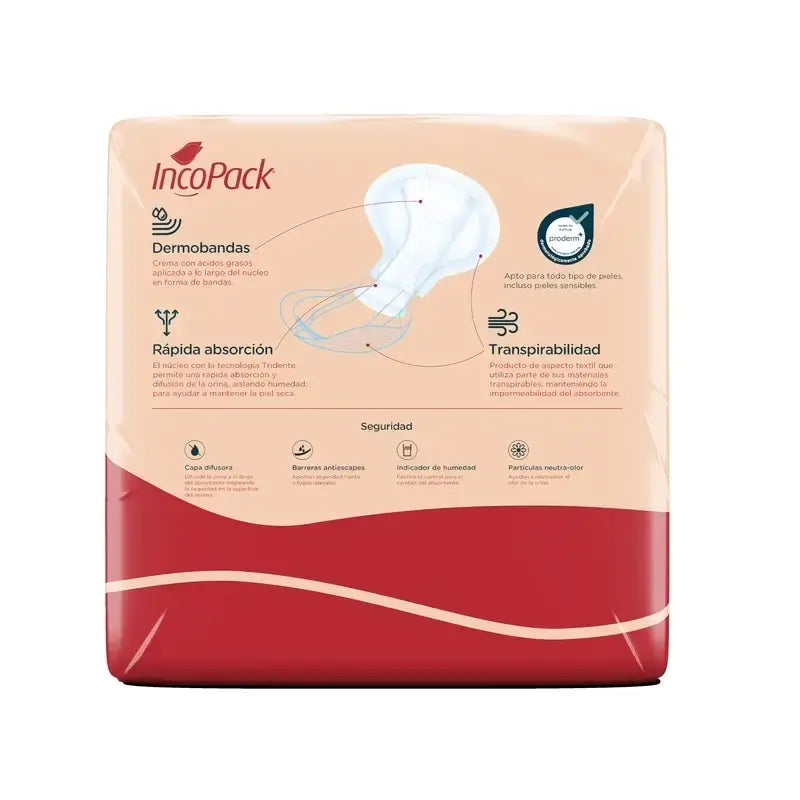 Incopack Inicia Anatomical Day , Pack 2, 160 Units.