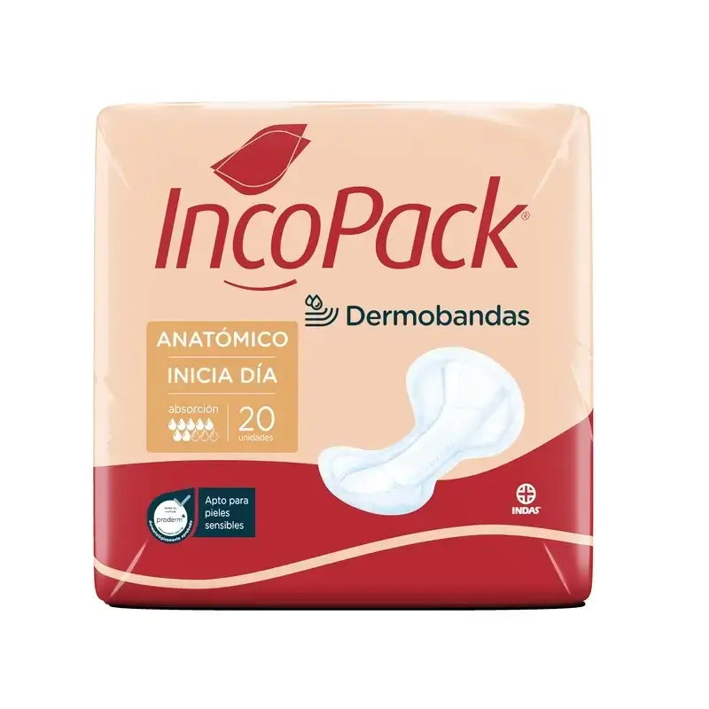 Incopack Inicia Anatomical Day , Pack 3, 240 Units
