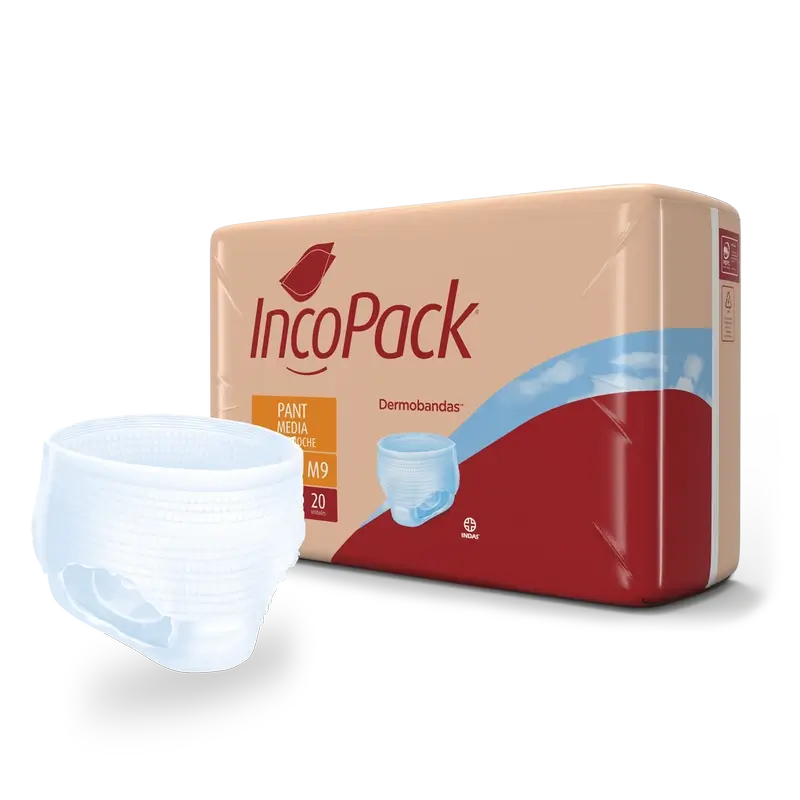 Incopack Anatomical Elastic Super Night Elastic Medium Size, 80 pcs.